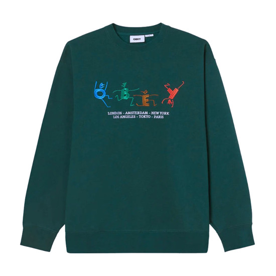Obey Ανδρικό φούτερ Obey People Crew Fleece